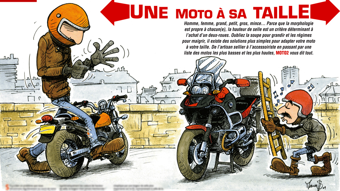 Adapter sa moto pour les petites tailles – Passion Moto Sécurité