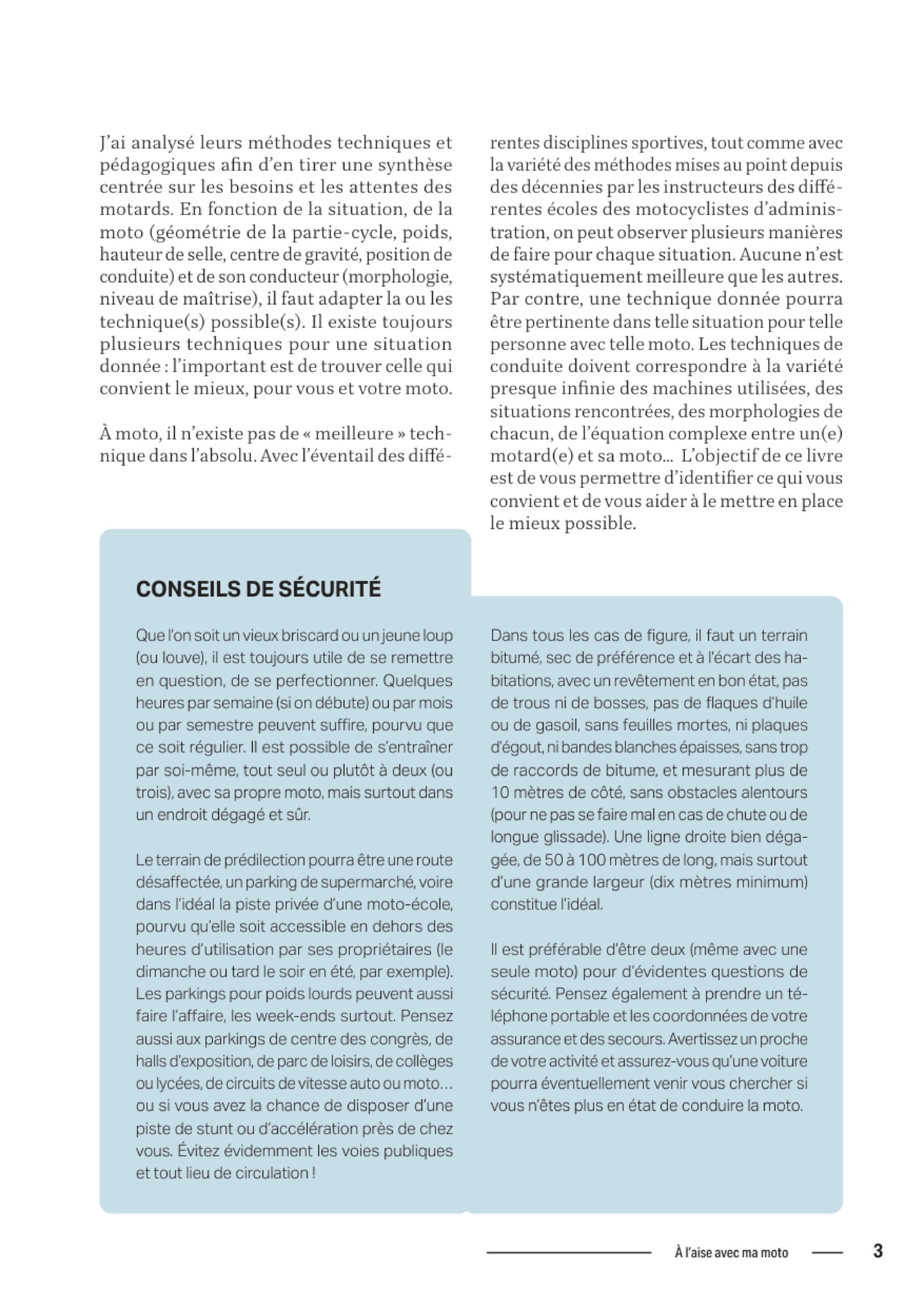 À L’AISE AVEC MA MOTO – Techniques de conduite de sécurité – Image 4